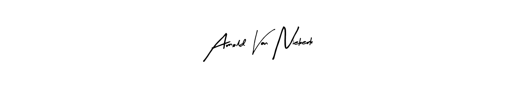 You should practise on your own different ways (Arty Signature) to write your name (Arnold Van Niekerk) in signature. don't let someone else do it for you. Arnold Van Niekerk signature style 8 images and pictures png