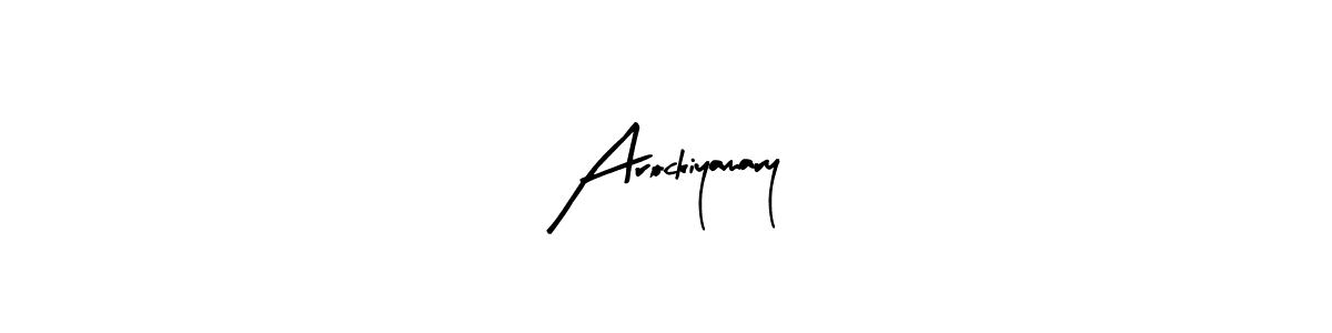 How to make Arockiyamary signature? Arty Signature is a professional autograph style. Create handwritten signature for Arockiyamary name. Arockiyamary signature style 8 images and pictures png