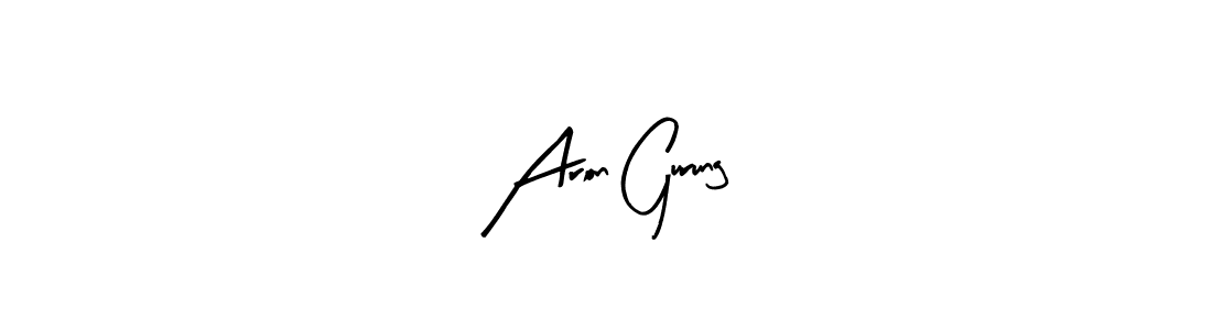 Once you've used our free online signature maker to create your best signature Arty Signature style, it's time to enjoy all of the benefits that Aron Gurung name signing documents. Aron Gurung signature style 8 images and pictures png