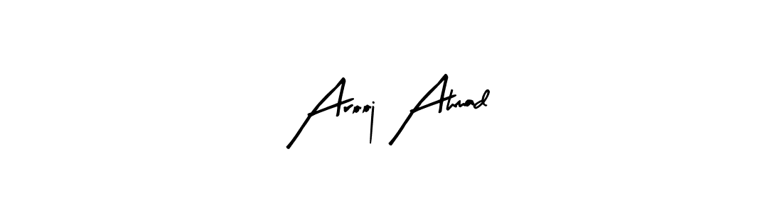 You can use this online signature creator to create a handwritten signature for the name Arooj Ahmad. This is the best online autograph maker. Arooj Ahmad signature style 8 images and pictures png