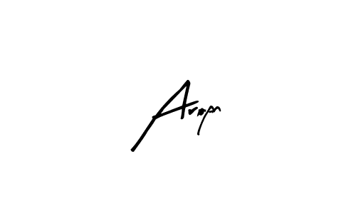 if you are searching for the best signature style for your name Aropn. so please give up your signature search. here we have designed multiple signature styles  using Arty Signature. Aropn signature style 8 images and pictures png
