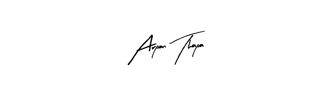 Make a beautiful signature design for name Arpan Thapa. Use this online signature maker to create a handwritten signature for free. Arpan Thapa signature style 8 images and pictures png