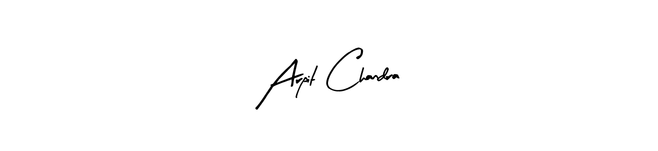 if you are searching for the best signature style for your name Arpit Chandra. so please give up your signature search. here we have designed multiple signature styles  using Arty Signature. Arpit Chandra signature style 8 images and pictures png