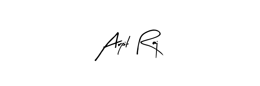 How to make Arpit Raj name signature. Use Arty Signature style for creating short signs online. This is the latest handwritten sign. Arpit Raj signature style 8 images and pictures png
