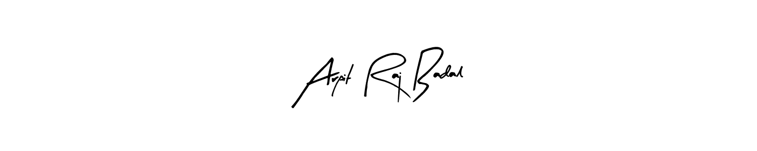 Design your own signature with our free online signature maker. With this signature software, you can create a handwritten (Arty Signature) signature for name Arpit Raj Badal. Arpit Raj Badal signature style 8 images and pictures png