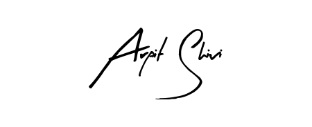 How to make Arpit Shivi name signature. Use Arty Signature style for creating short signs online. This is the latest handwritten sign. Arpit Shivi signature style 8 images and pictures png