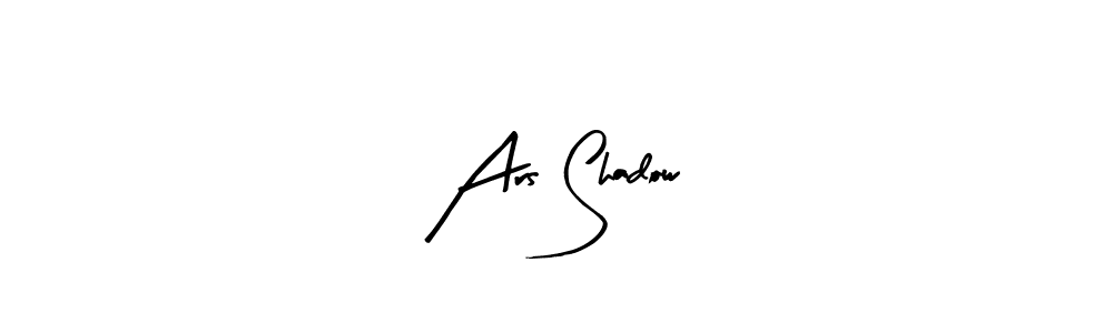 Arty Signature is a professional signature style that is perfect for those who want to add a touch of class to their signature. It is also a great choice for those who want to make their signature more unique. Get Ars Shadow name to fancy signature for free. Ars Shadow signature style 8 images and pictures png