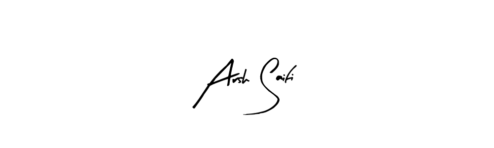 This is the best signature style for the Arsh Saifi name. Also you like these signature font (Arty Signature). Mix name signature. Arsh Saifi signature style 8 images and pictures png