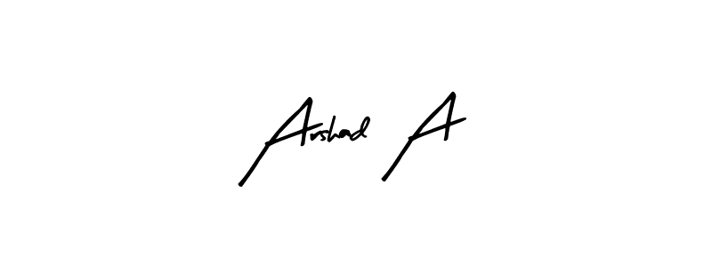 Check out images of Autograph of Arshad A name. Actor Arshad A Signature Style. Arty Signature is a professional sign style online. Arshad A signature style 8 images and pictures png