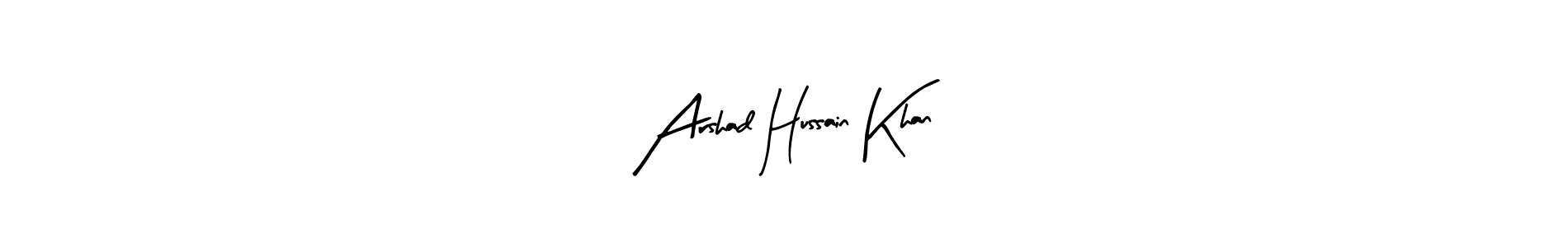 Make a beautiful signature design for name Arshad Hussain Khan. Use this online signature maker to create a handwritten signature for free. Arshad Hussain Khan signature style 8 images and pictures png