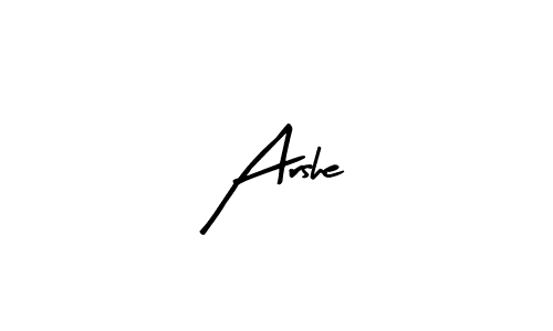 Create a beautiful signature design for name Arshe. With this signature (Arty Signature) fonts, you can make a handwritten signature for free. Arshe signature style 8 images and pictures png
