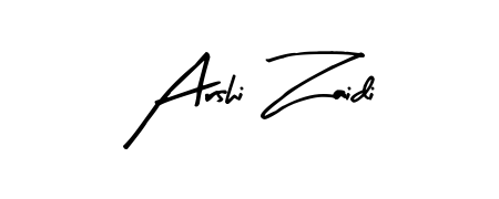 The best way (Arty Signature) to make a short signature is to pick only two or three words in your name. For converting this name Arshi Zaidi. Arshi Zaidi signature style 8 images and pictures png
