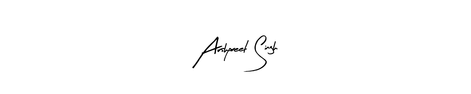Arty Signature is a professional signature style that is perfect for those who want to add a touch of class to their signature. It is also a great choice for those who want to make their signature more unique. Get Arshpreet Singh name to fancy signature for free. Arshpreet Singh signature style 8 images and pictures png