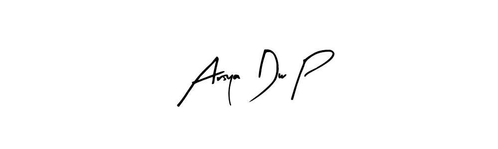 How to Draw Arsya Dw P signature style? Arty Signature is a latest design signature styles for name Arsya Dw P. Arsya Dw P signature style 8 images and pictures png