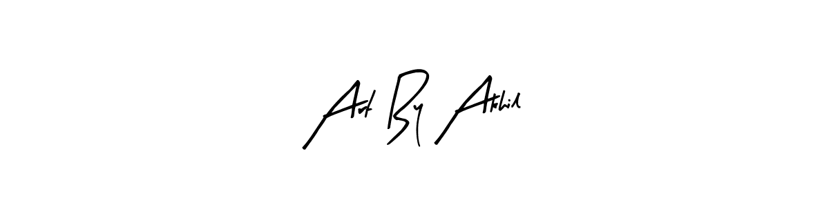 How to Draw Art By Akhil signature style? Arty Signature is a latest design signature styles for name Art By Akhil. Art By Akhil signature style 8 images and pictures png