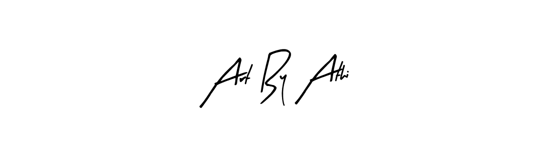 Art By Athi stylish signature style. Best Handwritten Sign (Arty Signature) for my name. Handwritten Signature Collection Ideas for my name Art By Athi. Art By Athi signature style 8 images and pictures png
