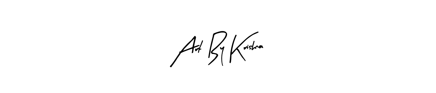 Create a beautiful signature design for name Art By Krishna. With this signature (Arty Signature) fonts, you can make a handwritten signature for free. Art By Krishna signature style 8 images and pictures png