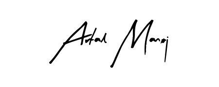 You can use this online signature creator to create a handwritten signature for the name Artal Manoj. This is the best online autograph maker. Artal Manoj signature style 8 images and pictures png