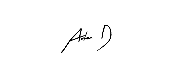 Also we have Artan D name is the best signature style. Create professional handwritten signature collection using Arty Signature autograph style. Artan D signature style 8 images and pictures png