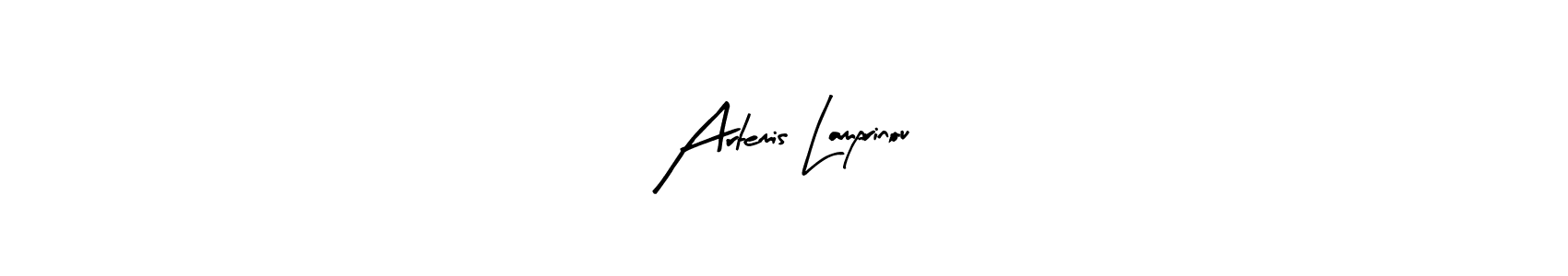 Artemis Lamprinou stylish signature style. Best Handwritten Sign (Arty Signature) for my name. Handwritten Signature Collection Ideas for my name Artemis Lamprinou. Artemis Lamprinou signature style 8 images and pictures png