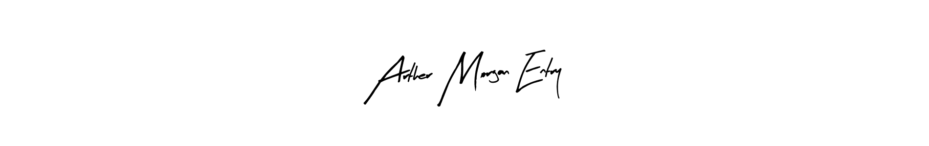 Design your own signature with our free online signature maker. With this signature software, you can create a handwritten (Arty Signature) signature for name Arther Morgan Entry. Arther Morgan Entry signature style 8 images and pictures png