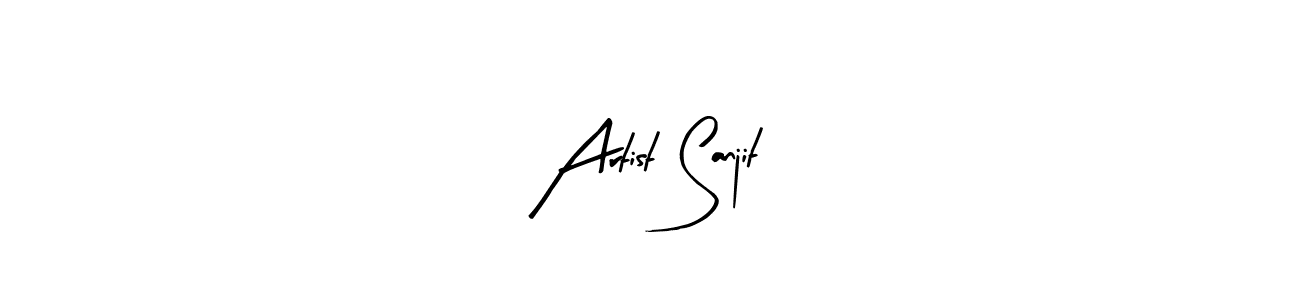 Also You can easily find your signature by using the search form. We will create Artist Sanjit name handwritten signature images for you free of cost using Arty Signature sign style. Artist Sanjit signature style 8 images and pictures png