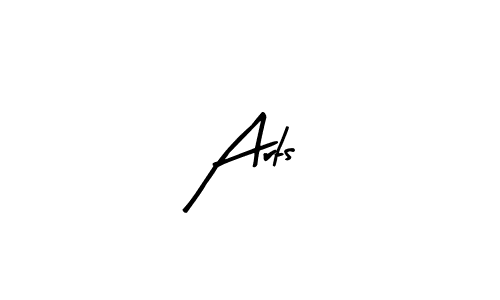 Create a beautiful signature design for name Arts . With this signature (Arty Signature) fonts, you can make a handwritten signature for free. Arts  signature style 8 images and pictures png
