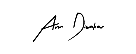 Arun Diwakar stylish signature style. Best Handwritten Sign (Arty Signature) for my name. Handwritten Signature Collection Ideas for my name Arun Diwakar. Arun Diwakar signature style 8 images and pictures png