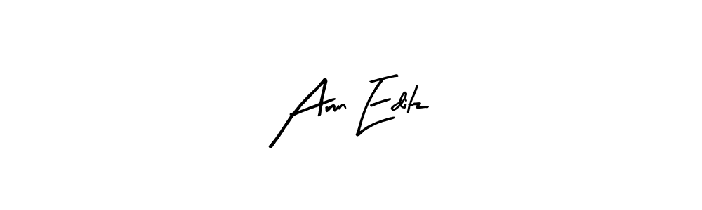 Also You can easily find your signature by using the search form. We will create Arun Editz name handwritten signature images for you free of cost using Arty Signature sign style. Arun Editz signature style 8 images and pictures png