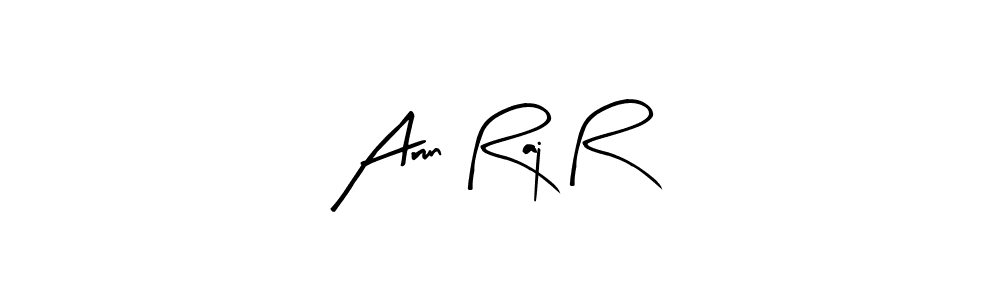 Make a beautiful signature design for name Arun Raj R. Use this online signature maker to create a handwritten signature for free. Arun Raj R signature style 8 images and pictures png