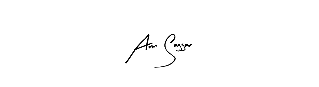 Create a beautiful signature design for name Arun Saggar. With this signature (Arty Signature) fonts, you can make a handwritten signature for free. Arun Saggar signature style 8 images and pictures png