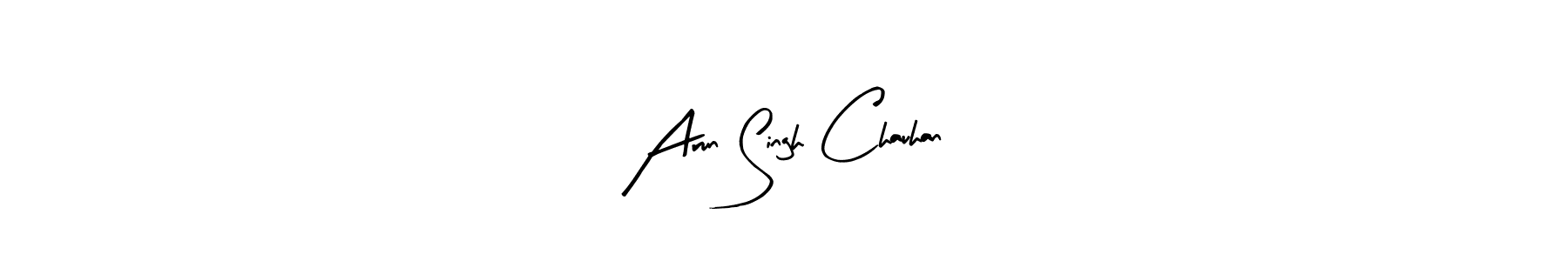 You should practise on your own different ways (Arty Signature) to write your name (Arun Singh Chauhan) in signature. don't let someone else do it for you. Arun Singh Chauhan signature style 8 images and pictures png