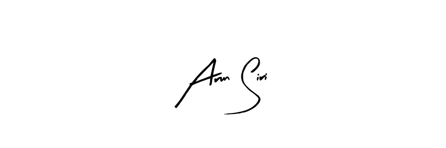 if you are searching for the best signature style for your name Arun Siri. so please give up your signature search. here we have designed multiple signature styles  using Arty Signature. Arun Siri signature style 8 images and pictures png