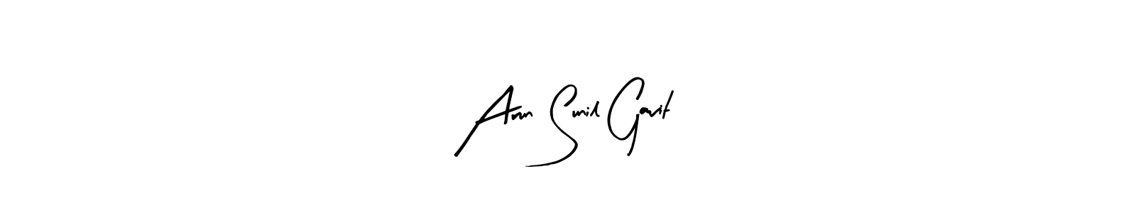 Arun Sunil Gavit stylish signature style. Best Handwritten Sign (Arty Signature) for my name. Handwritten Signature Collection Ideas for my name Arun Sunil Gavit. Arun Sunil Gavit signature style 8 images and pictures png