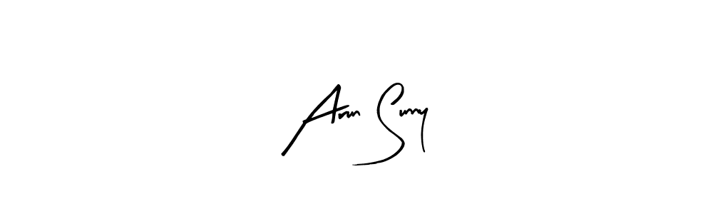 How to Draw Arun Sunny signature style? Arty Signature is a latest design signature styles for name Arun Sunny. Arun Sunny signature style 8 images and pictures png