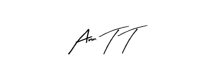Also we have Arun T T name is the best signature style. Create professional handwritten signature collection using Arty Signature autograph style. Arun T T signature style 8 images and pictures png