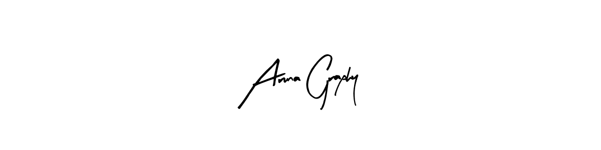 It looks lik you need a new signature style for name Aruna Graphy. Design unique handwritten (Arty Signature) signature with our free signature maker in just a few clicks. Aruna Graphy signature style 8 images and pictures png