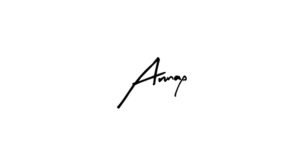 Use a signature maker to create a handwritten signature online. With this signature software, you can design (Arty Signature) your own signature for name Arunap. Arunap signature style 8 images and pictures png
