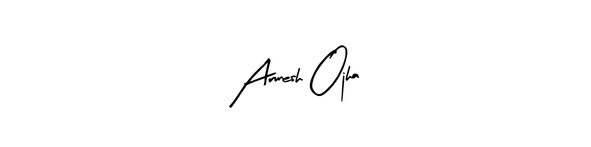 Arunesh Ojha stylish signature style. Best Handwritten Sign (Arty Signature) for my name. Handwritten Signature Collection Ideas for my name Arunesh Ojha. Arunesh Ojha signature style 8 images and pictures png