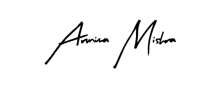 A modern signature idea for name Arunima Mishra using Arty Signature font. Clean strokes and elegant curves make it stand out instantly. Arunima Mishra signature style 8 images and pictures png