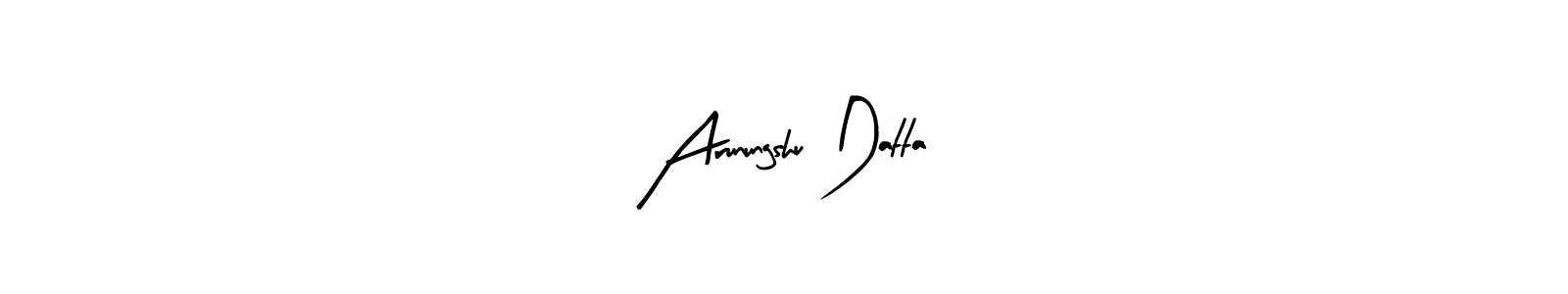 How to make Arunungshu Datta name signature. Use Arty Signature style for creating short signs online. This is the latest handwritten sign. Arunungshu Datta signature style 8 images and pictures png