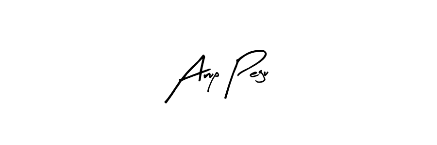 Best and Professional Signature Style for Arup Pegu. Arty Signature Best Signature Style Collection. Arup Pegu signature style 8 images and pictures png