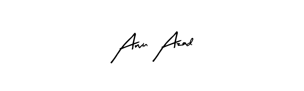 Arvin Azad stylish signature style. Best Handwritten Sign (Arty Signature) for my name. Handwritten Signature Collection Ideas for my name Arvin Azad. Arvin Azad signature style 8 images and pictures png