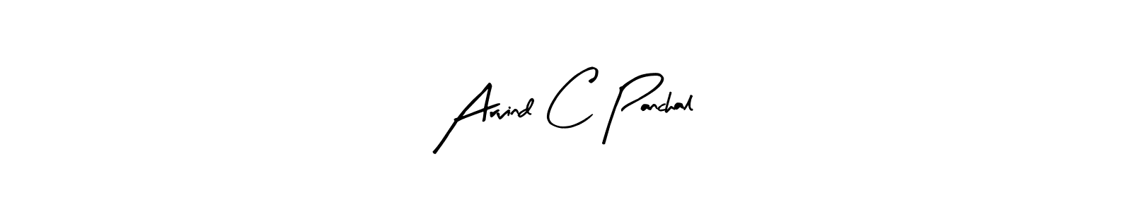 The best way (Arty Signature) to make a short signature is to pick only two or three words in your name. The name Arvind C Panchal include a total of six letters. For converting this name. Arvind C Panchal signature style 8 images and pictures png