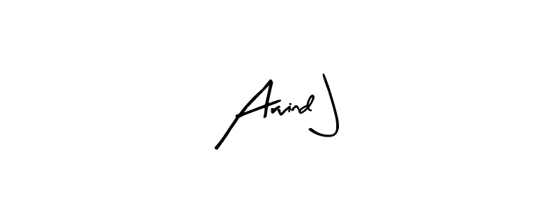 How to make Arvind J signature? Arty Signature is a professional autograph style. Create handwritten signature for Arvind J name. Arvind J signature style 8 images and pictures png