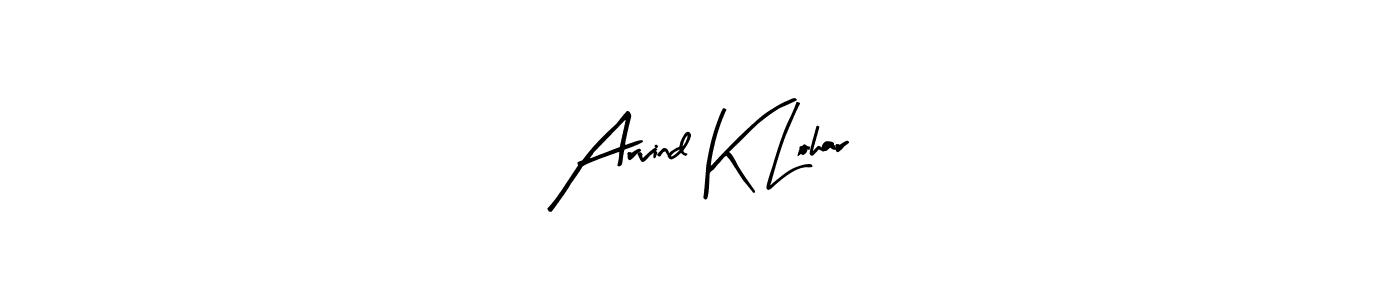 You can use this online signature creator to create a handwritten signature for the name Arvind K Lohar. This is the best online autograph maker. Arvind K Lohar signature style 8 images and pictures png