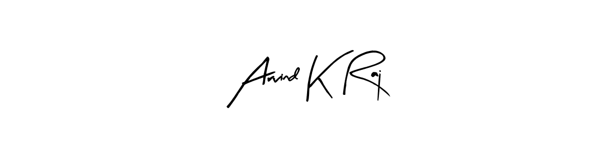 Also we have Arvind K Raj name is the best signature style. Create professional handwritten signature collection using Arty Signature autograph style. Arvind K Raj signature style 8 images and pictures png