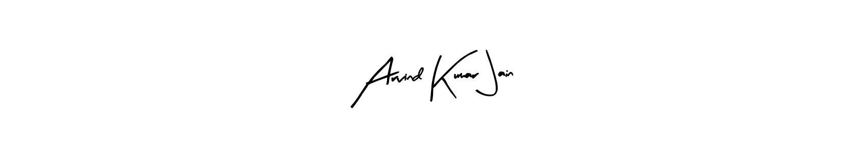 Make a beautiful signature design for name Arvind Kumar Jain. With this signature (Arty Signature) style, you can create a handwritten signature for free. Arvind Kumar Jain signature style 8 images and pictures png