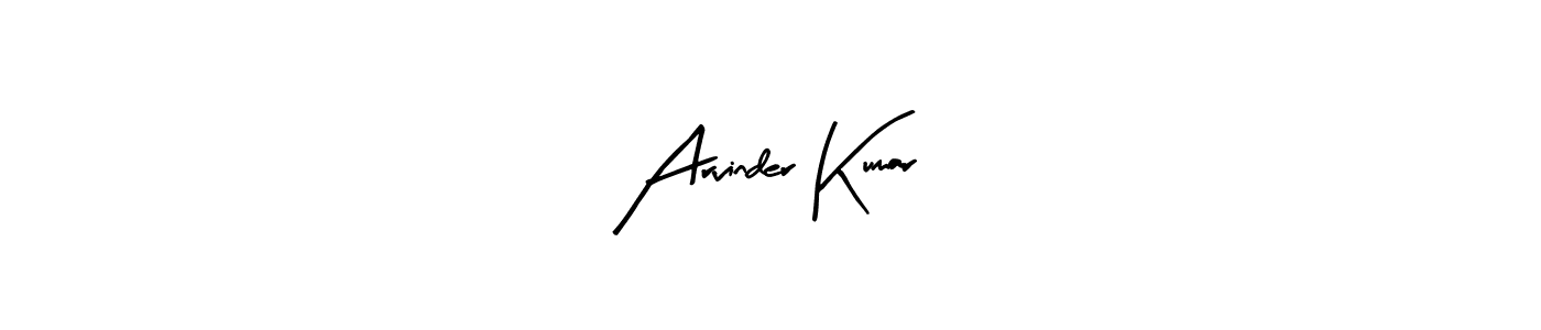 Use a signature maker to create a handwritten signature online. With this signature software, you can design (Arty Signature) your own signature for name Arvinder Kumar. Arvinder Kumar signature style 8 images and pictures png