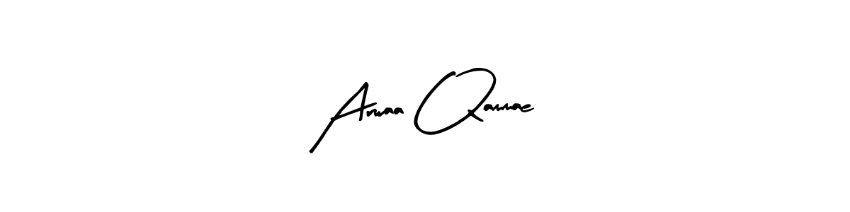 Also we have Arwaa Qammae name is the best signature style. Create professional handwritten signature collection using Arty Signature autograph style. Arwaa Qammae signature style 8 images and pictures png